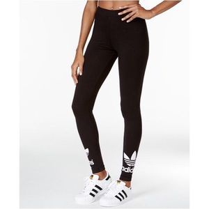 Adidas Originals Trefoil Leggings - Black